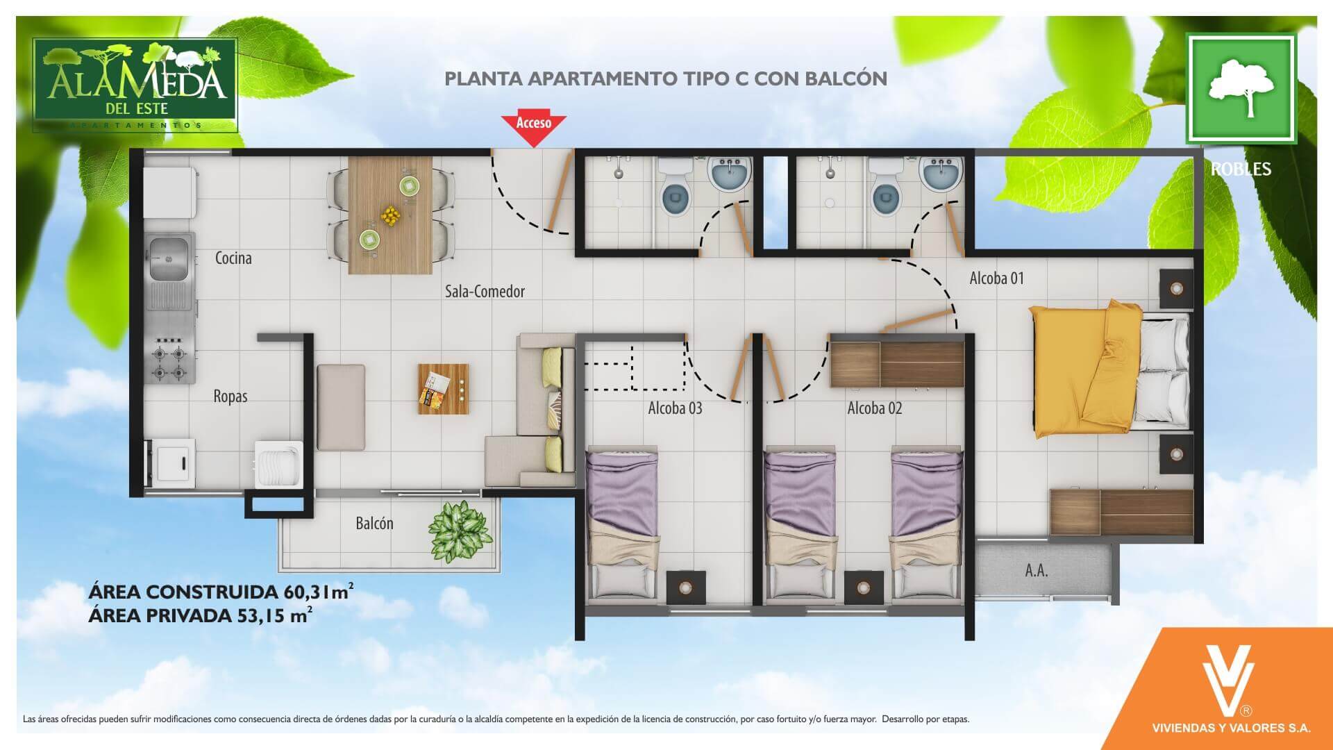 Alameda Del Este – Robles – Viviendas Y Valores S.A.